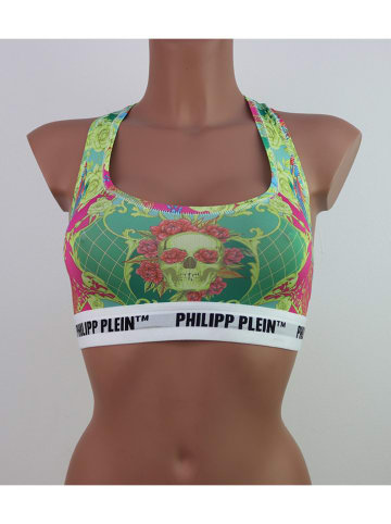 Philipp Plein 2-delige set: sportbeha's groen/roze