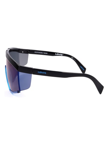 Levi´s Okulary przeciwsłoneczne unisex w kolorze czarno-niebieskim