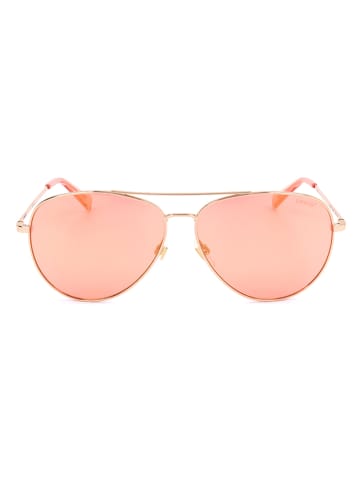 Levi´s Unisex-Sonnenbrille in Gold/ Rosa