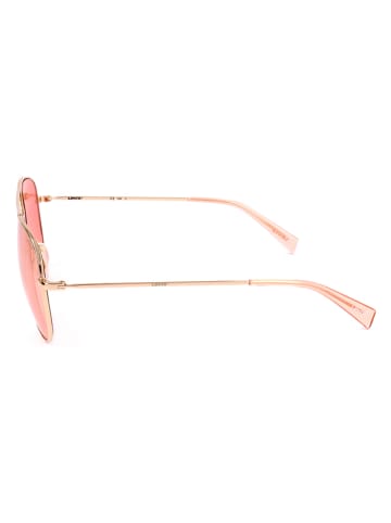 Levi´s Okulary przeciwsłoneczne unisex w kolorze złoto-jasnoróżowym