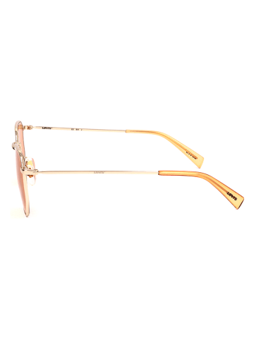 Levi´s Okulary przeciwsłoneczne unisex w kolorze złoto-pomarańczowym