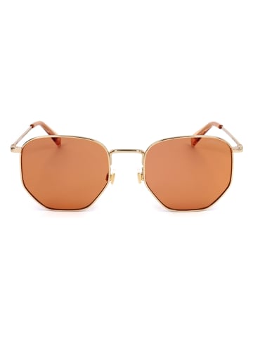 Levi´s Okulary przeciwsłoneczne unisex w kolorze złoto-pomarańczowym