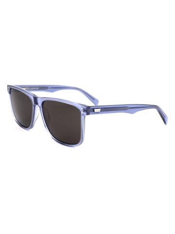 Levi´s Męskie okulary przeciwsłoneczne w kolorze czarno-błękitnym