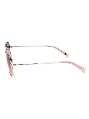 Levi´s Okulary przeciwsłoneczne unisex w kolorze srebrno-jasnoróżowym
