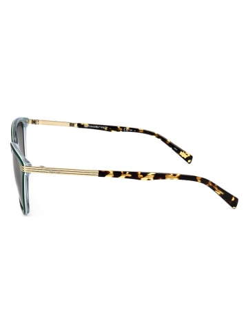 Levi's Damen-Sonnenbrille in Dunkelgrün-Gold/ Schwarz