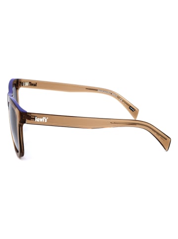 Levi's Unisex-Sonnenbrille in Braun/ Dunkelblau