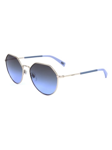 Levi´s Okulary przeciwsłoneczne unisex w kolorze srebrno-niebieskim