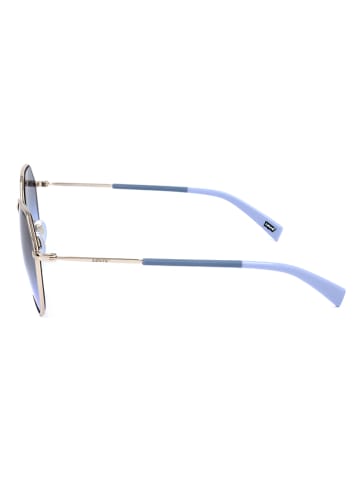 Levi´s Okulary przeciwsłoneczne unisex w kolorze srebrno-niebieskim