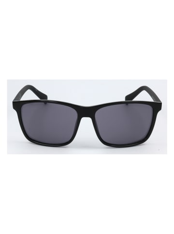 Calvin Klein Męskie okulary przeciwsłoneczne w kolorze czarnym