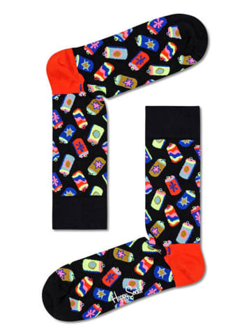 Happy Socks 2-delige geschenkset blauw/zwart/meerkleurig