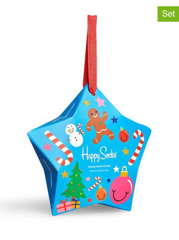 Happy Socks 2-delige geschenkset meerkleurig