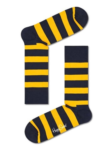Happy Socks Socken in Schwarz/ Gelb