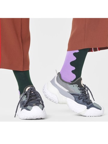 Happy Socks Sokken donkergroen/paars