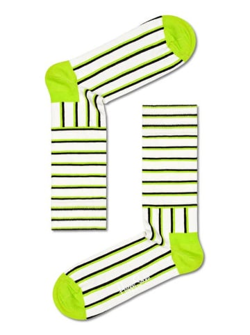 Happy Socks Sokken groen/wit