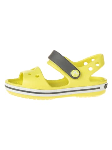 Crocs Sandalen in Gelb/ Grau