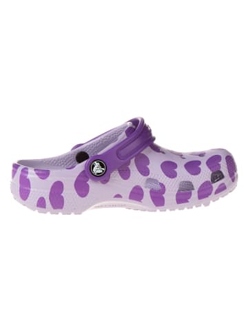 Crocs Chodaki "Easy Icon" w kolorze fioletowym