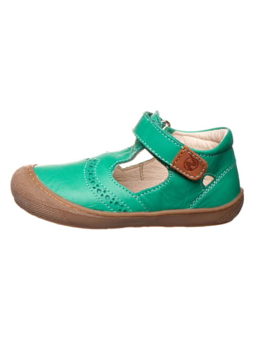 Naturino Leder-Halbsandalen "5273" in Grün