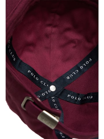 Polo Club Czapka w kolorze bordowym