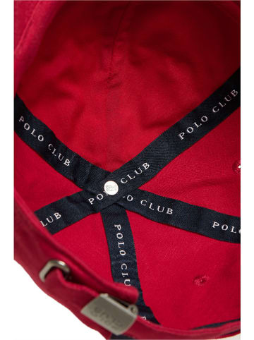 Polo Club Czapka w kolorze czerwonym
