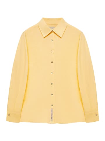 Polo Club Lniana koszula - Regular fit - w kolorze żółtym