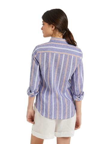 Polo Club Blouse - loose fit - blauw/meerkleurig
