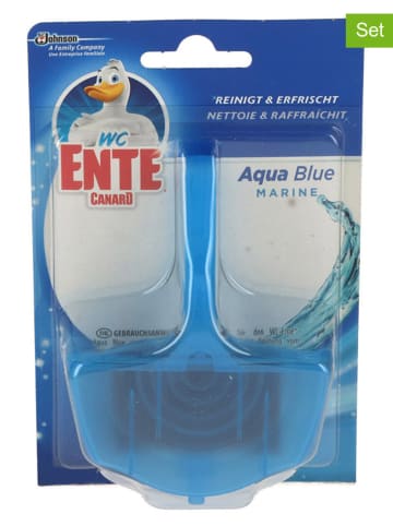 WC Ente 12-delige set: toiletblokken "Aqua Blue Marine", 40 g