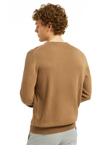 Polo Club Sweter w kolorze jasnobrązowym
