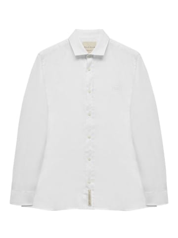 Polo Club Lniana koszula - Custom fit - w kolorze białym