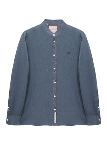 Polo Club Linnen blouse - custom fit - blauw