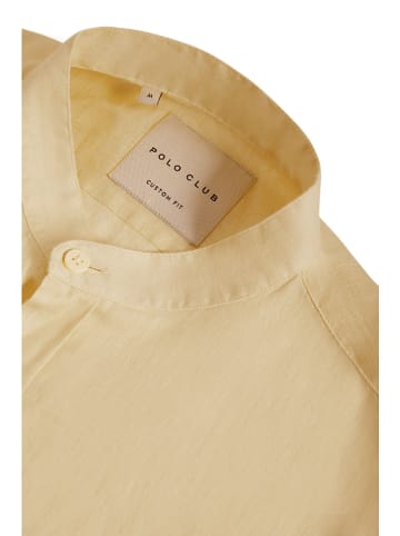Polo Club Lniana koszula - Custom fit - w kolorze beżowym