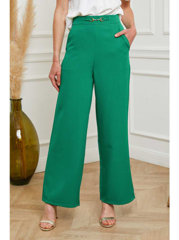 Joséfine Spodnie "Colange" w kolorze zielonym