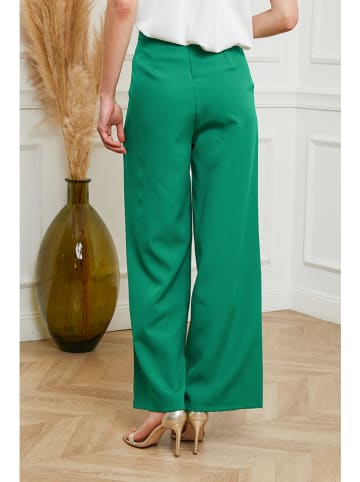 Joséfine Spodnie "Colange" w kolorze zielonym