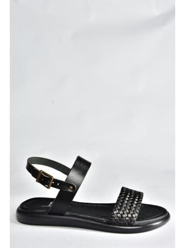 Gerois Skórzane sandały w kolorze czarnym