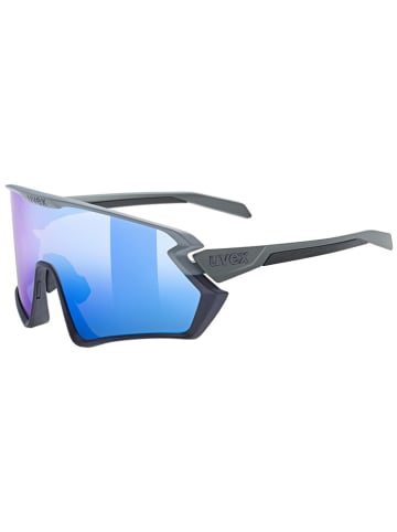 Uvex Sportbril "Sportstyle 231 2.0" zwart/blauw