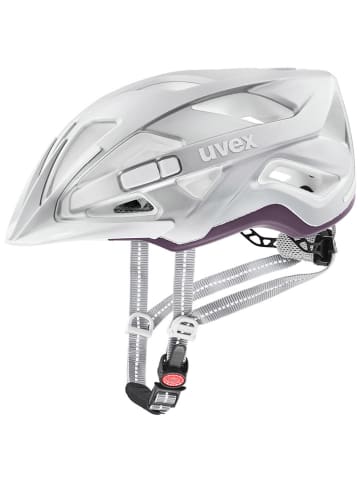 Uvex Kask rowerowy "City Active" w kolorze srebrnym