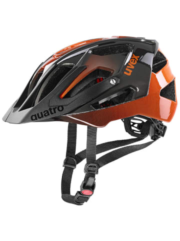 Uvex Kask rowerowy "Quatro" w kolorze antracytowo-pomarańczowym