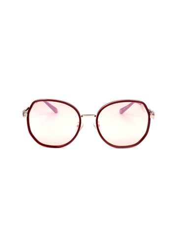 Anna Sui Damskie okulary przeciwsłoneczne w kolorze jasnoróżowo-brązowym