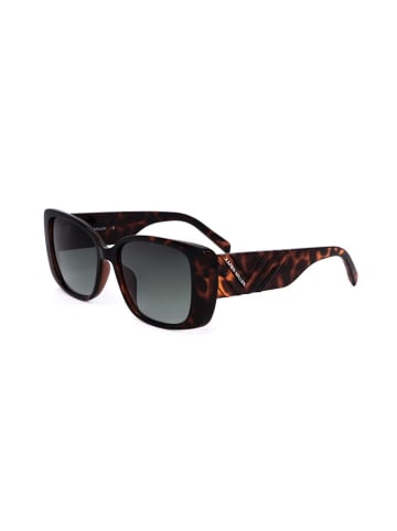Karen Millen Damen-Sonnenbrille in Schwarz/ Braun