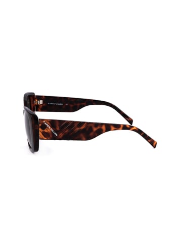 Karen Millen Damen-Sonnenbrille in Schwarz/ Braun