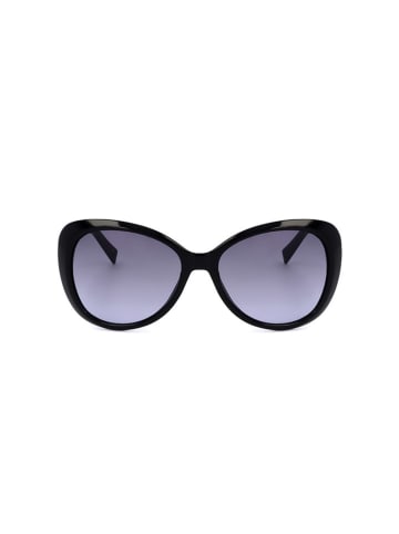 Karen Millen Damskie okulary przeciwsłoneczne w kolorze czarno-granatowym