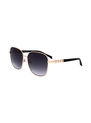 Karen Millen Damen-Sonnenbrille in Schwarz/ Gold