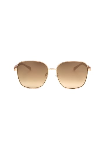 Karen Millen Damskie okulary przeciwsłoneczne w kolorze beżowo-jasnobrązowym