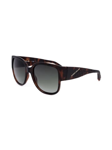 Karen Millen Damskie okulary przeciwsłoneczne w kolorze czarno-brązowym
