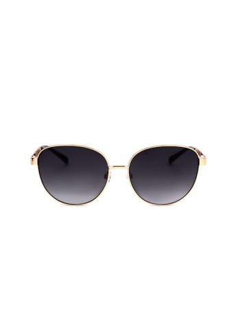Karen Millen Damskie okulary przeciwsłoneczne w kolorze złoto-czarnym