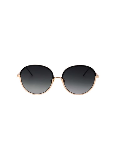 Scotch & Soda Damskie okulary przeciwsłoneczne w kolorze złoto-czarnym