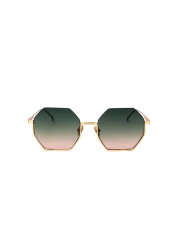 Scotch & Soda Damen-Sonnenbrille in Grün/ Gold