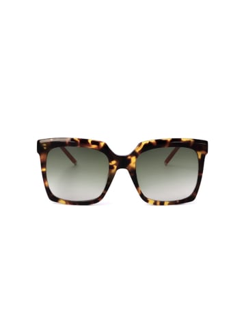 Scotch & Soda Damskie okulary przeciwsłoneczne w kolorze jasnobrązowo-czarnym