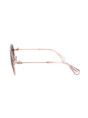 Vivienne Westwood Damen-Sonnenbrille in Braun/ Gold