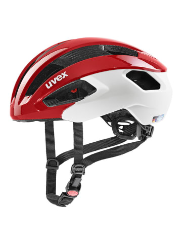 Uvex Fahrradhelm "Rise CC" in Rot/ Weiß