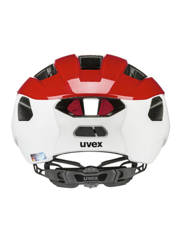 Uvex Kask rowerowy "Rise CC" w kolorze czerwono-białym